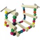Juguete Columpio para Pájaros en Forma de Escalera Mediana