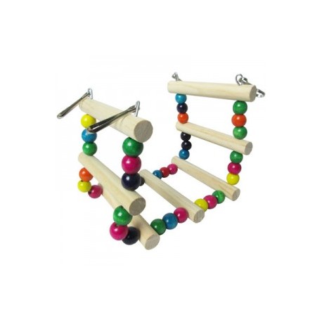 Juguete Columpio para Pájaros en Forma de Escalera Mediana