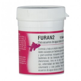 Medicamento para Peces Enfermedades Bacterianas de las Branquias Furan 2 12 Capsulas