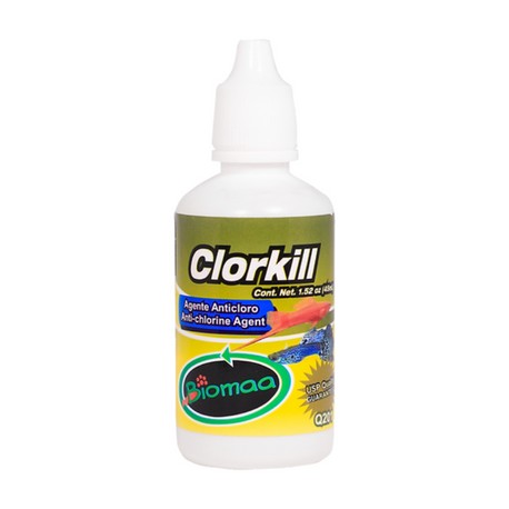 Acondicionador Anticloro Clorkill 45 mililitos