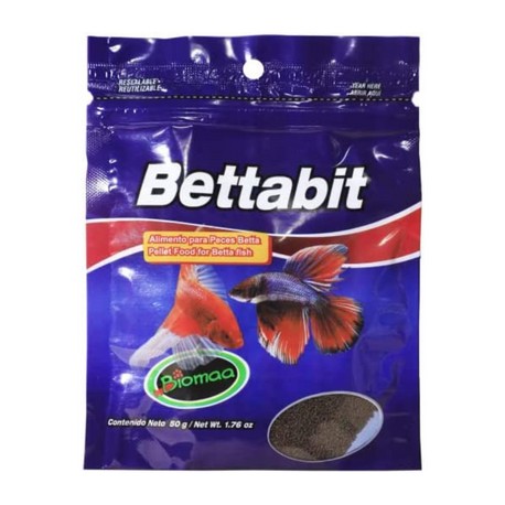 Alimento para Peces Betta Bettabite de 50 Gramos
