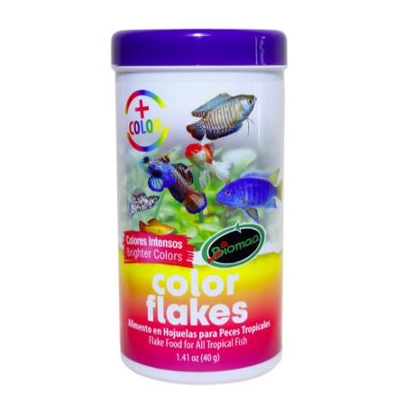 Alimento para Peces Color Flake 40 Gramos