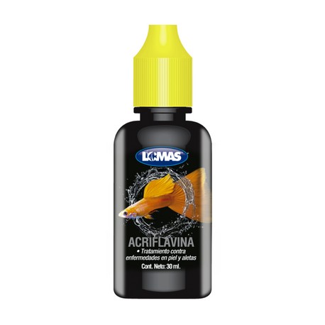 Medicamento para Peces Acriflavina 30 Mililitros