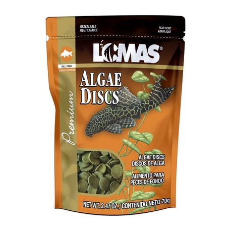 Alimento para Peces de Fondo Algae Disc 70 GRS