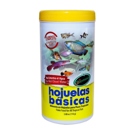 Alimento para Peces Hojuelas Basicas 110 Gramos