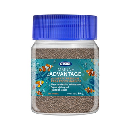 Alimento para Peces Marinos con AJO 240 Gramos
