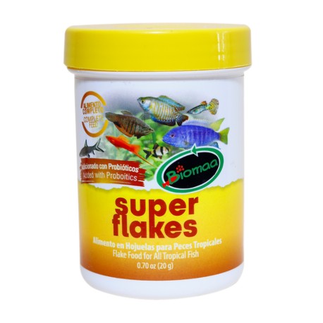 Alimento para Peces Tropicales Super Flakes 20 Gramos