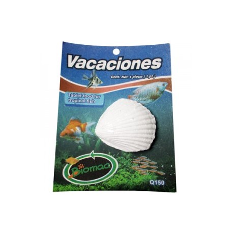 Alimento para Peces para Vacaciones en forma de Concha Q150
