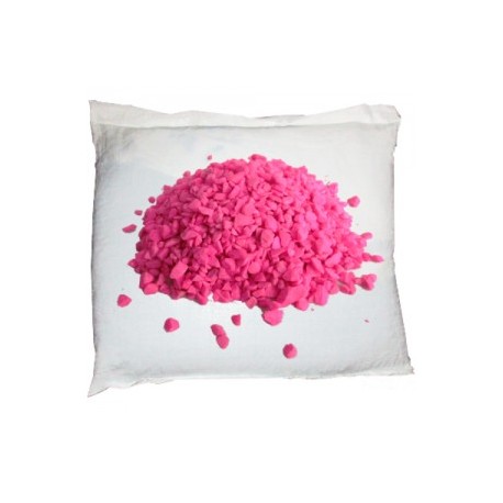 GRAVA 20 KG.ROSA FLUOR.