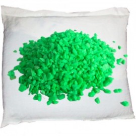 GRAVA 20 KG.VERDE FLUOR.