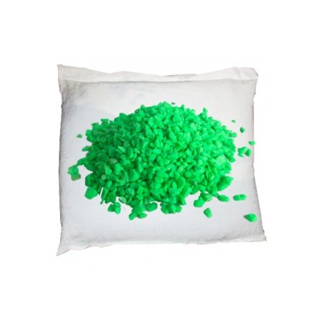 GRAVA 20 KG.VERDE FLUOR.