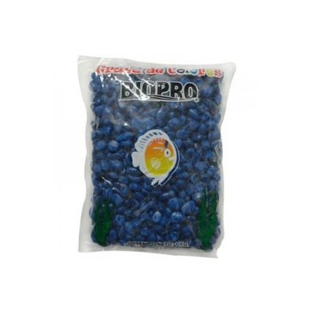 GRAVA CHICLE AZUL 1 KG.