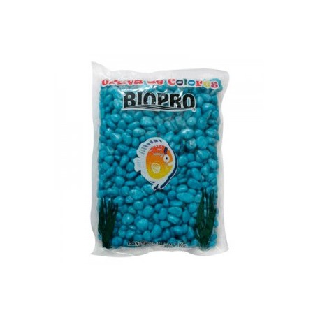 GRAVA CHICLE AZUL CLARO 1 KG.