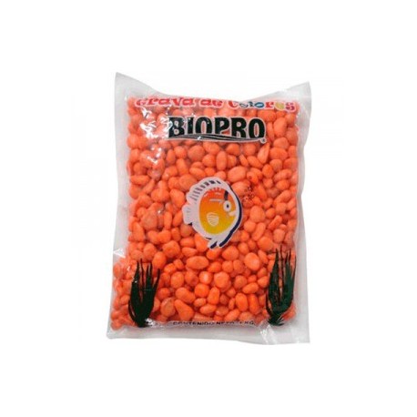 GRAVA CHICLE NARANJA 1 KG.