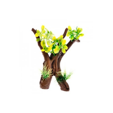 RAIZ C/PLANTAS 1 15X10X14 CM.
