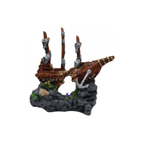 BARCO MASTIL PARTIDO 21X11X27 CM.
