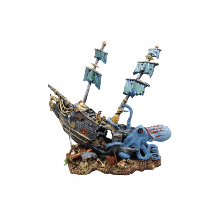 BARCO PULPO 50X17X46 CM.