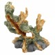 TRONCO SOBRE ROCAS 25X14X27 CM.