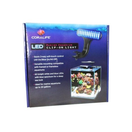 Lampara Led Mini para Acuario Marino 10 Watts 20 Galones