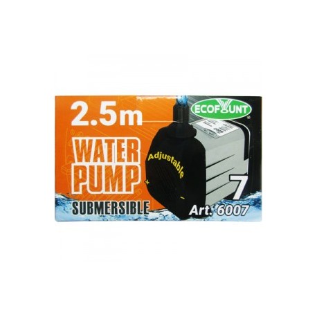 BOMBA DE AGUA 1500 L/H 2.50M 25W