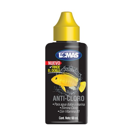 Acondicionador de Agua Anticloro con Vitamina B1 60 Mililitros