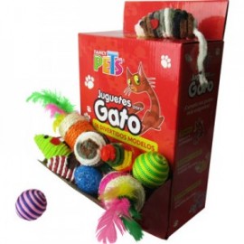 CAJA DE JUGUETES P/GATO 48PZ